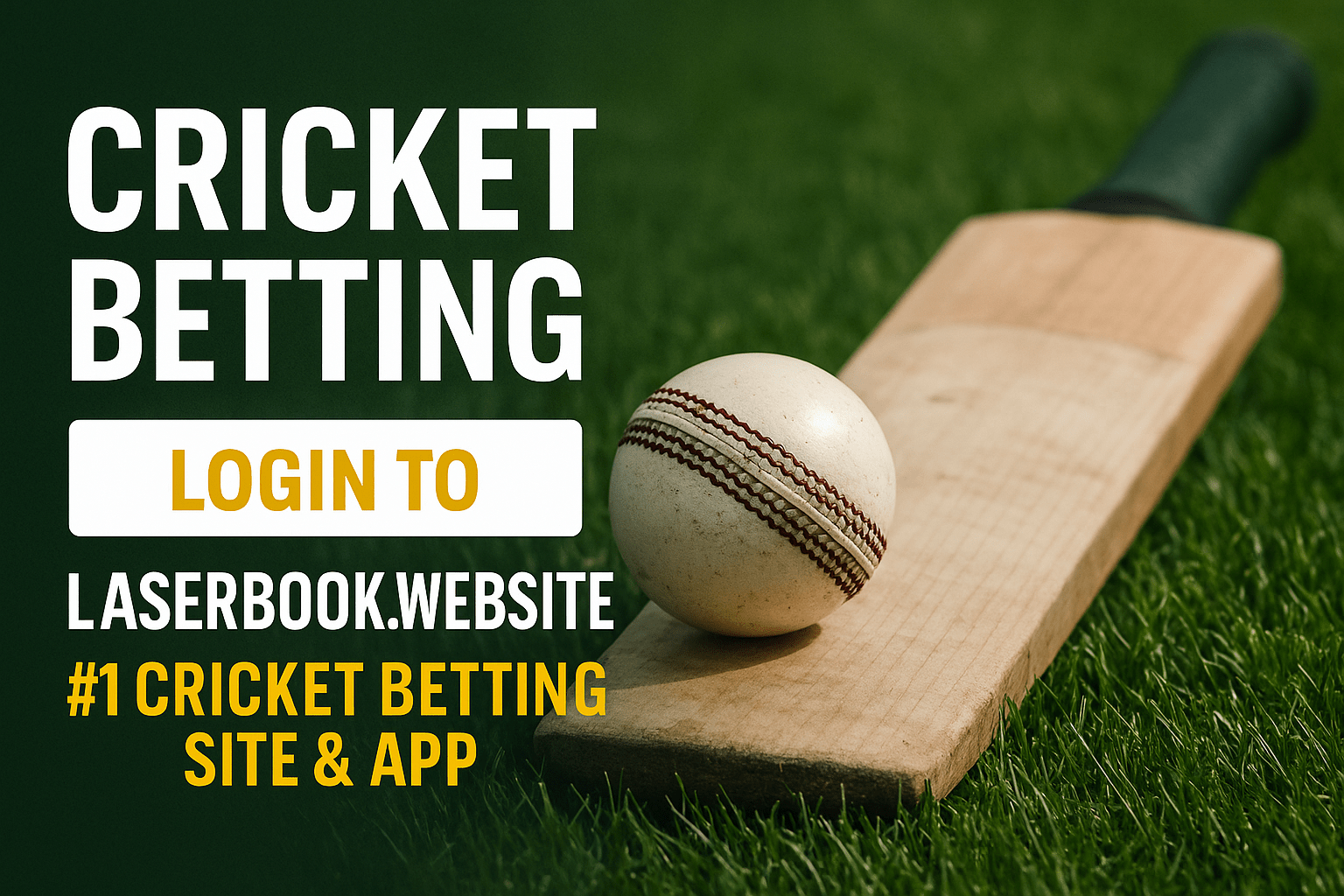 Cricket Betting - Login to Laserbook.website #1 Cricket Betting Site & App